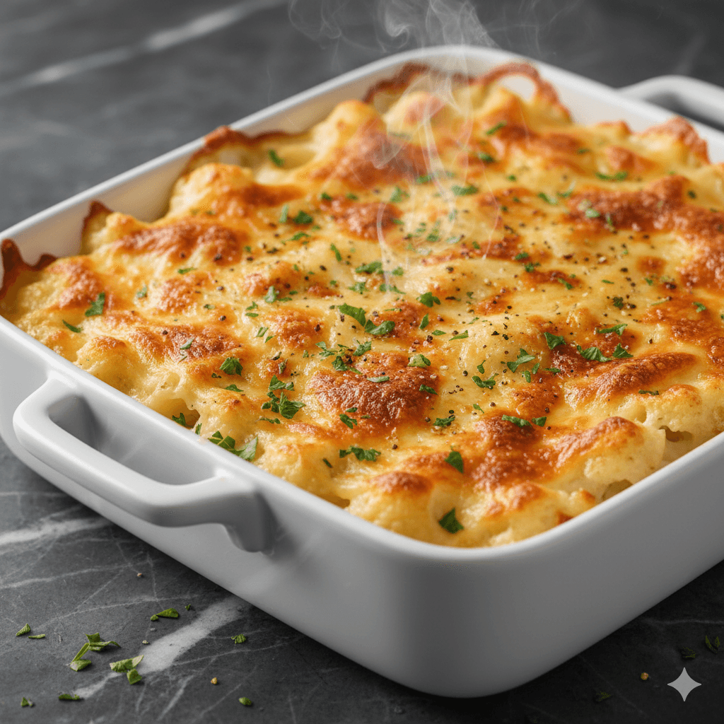 Keto Cauliflower Mac and Cheese